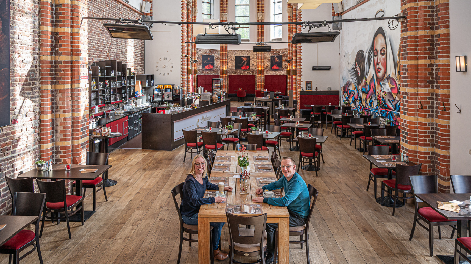 Interiér restaurace Brasserie Abshoven